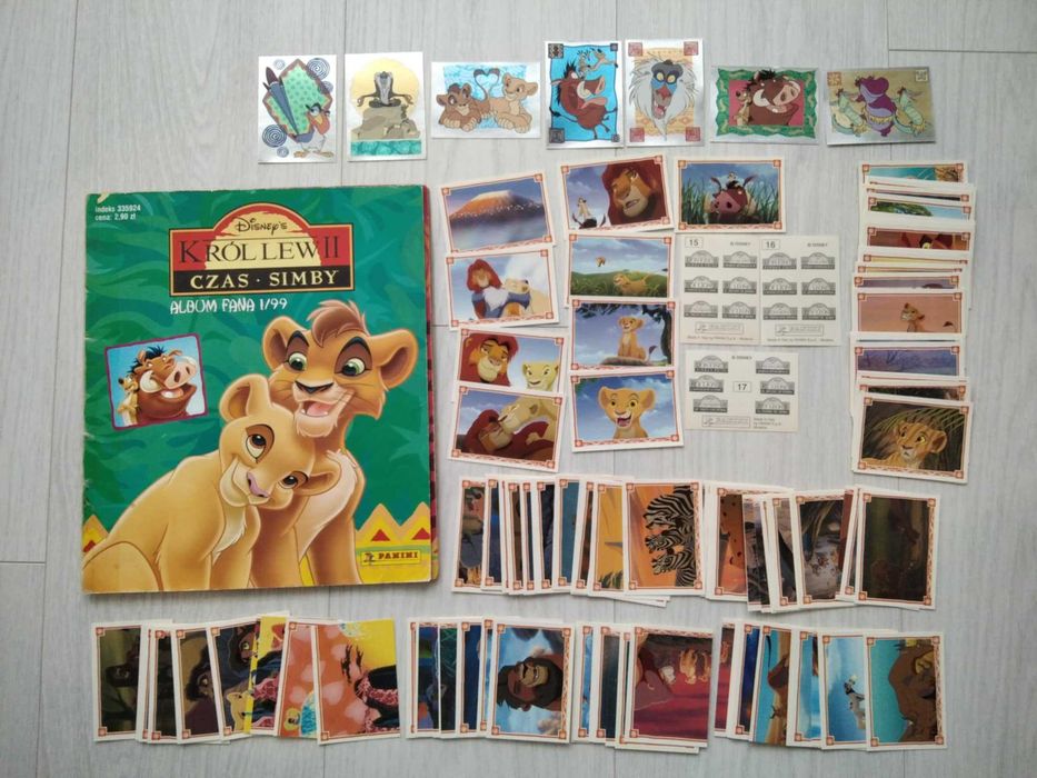 Naklejki, Album Fana 1/99 - "Król Lew 2 Czas Simby" (TM-Semic, Panini)