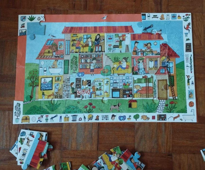 Puzzle + poster, 35 peças