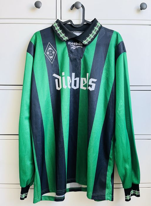 Borussia Monchengladbach 1995/96 away koszulka piłkarska Reebok