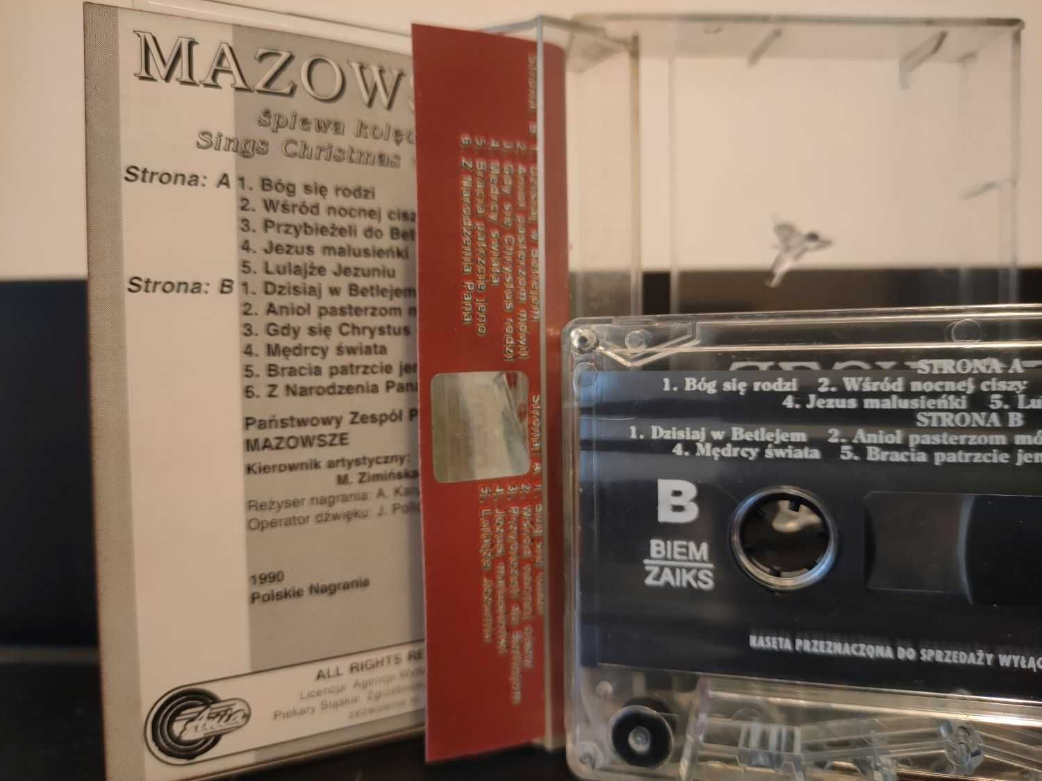 Kaseta audio Mazowsze Kolędy 1990