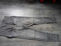 Ciążowe popielate spodnie jeans rozmiar 42