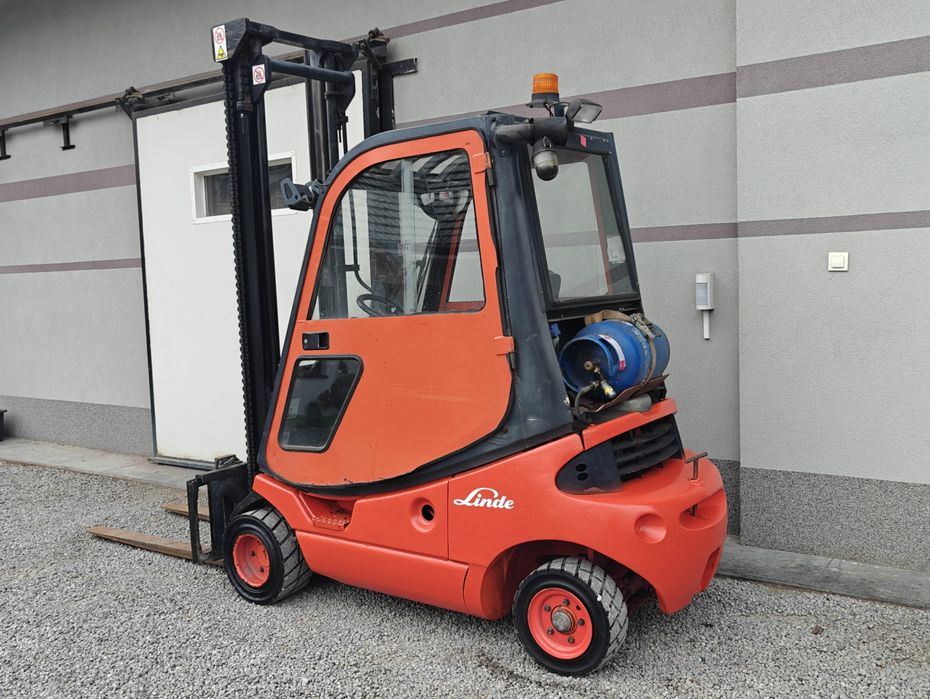 Wózek widłowy Linde H20T-03 Lpg 2T Kabina Podnosi na 4.2m 2004r