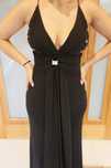 Vestido de festa, preto