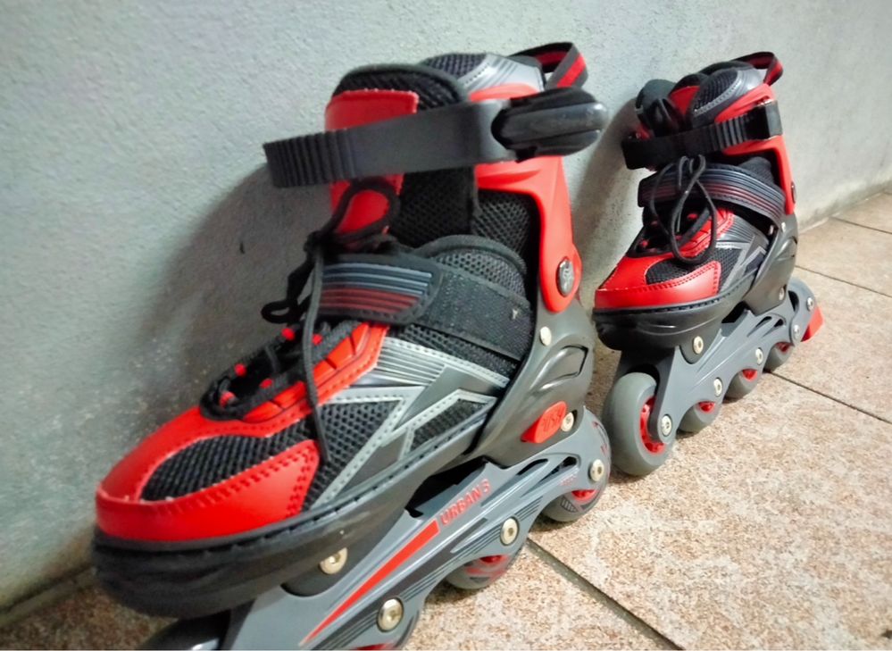 Patins em linhas com proteções *Urgente*