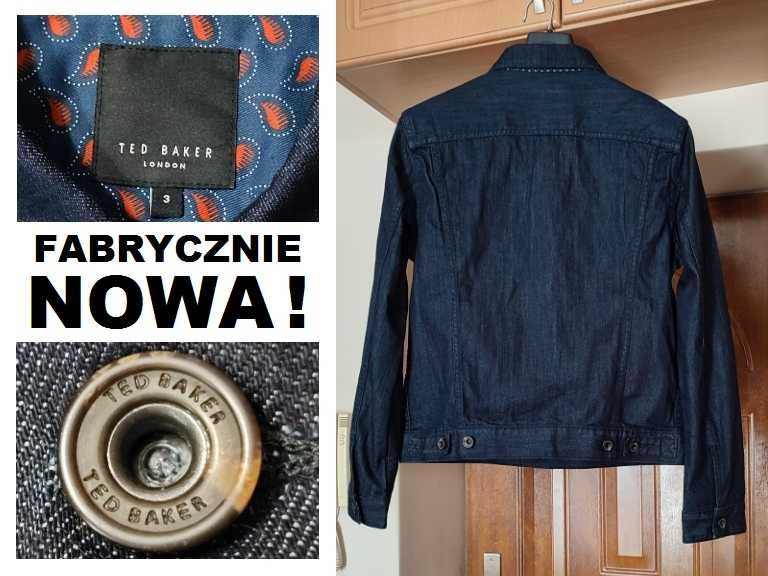 katana kurtka jeans TED BAKER r. 3 M klatka 100 102 -104 106 NOWA