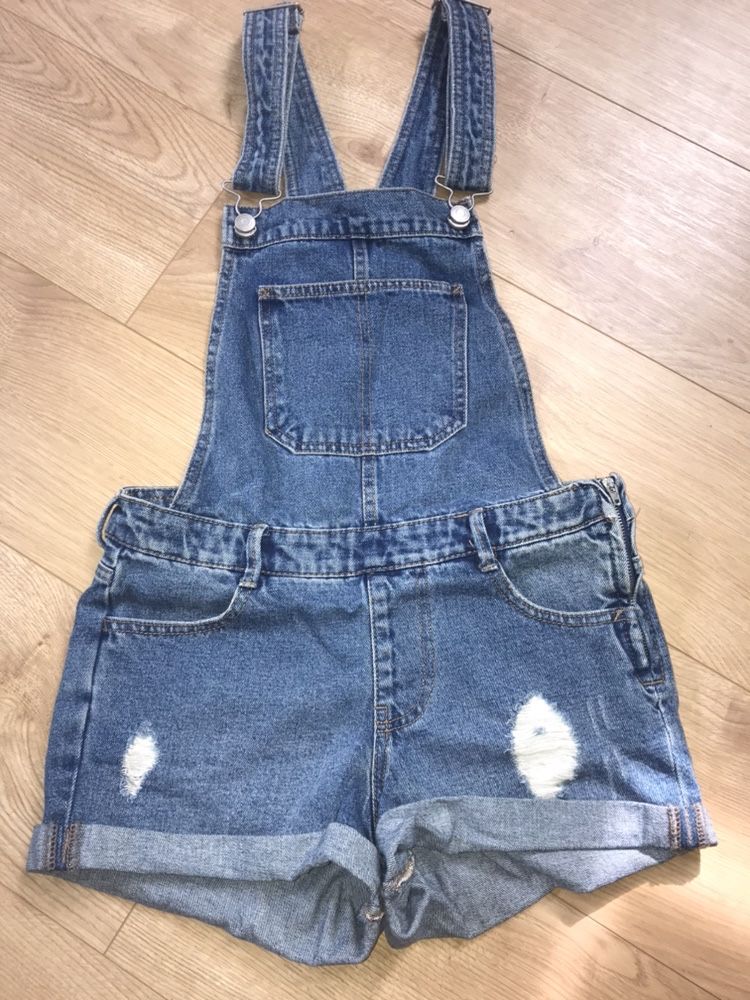 Ogrodniczki jeansowe Pull&Bear roz. S