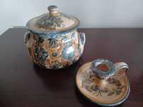 Pote e Castiçal Louça de Almancil