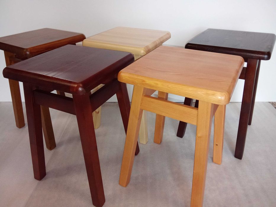 Taboret Drewniany Sosnowy Kuchenny Jadalnia Stołek Kuchnia Producent
