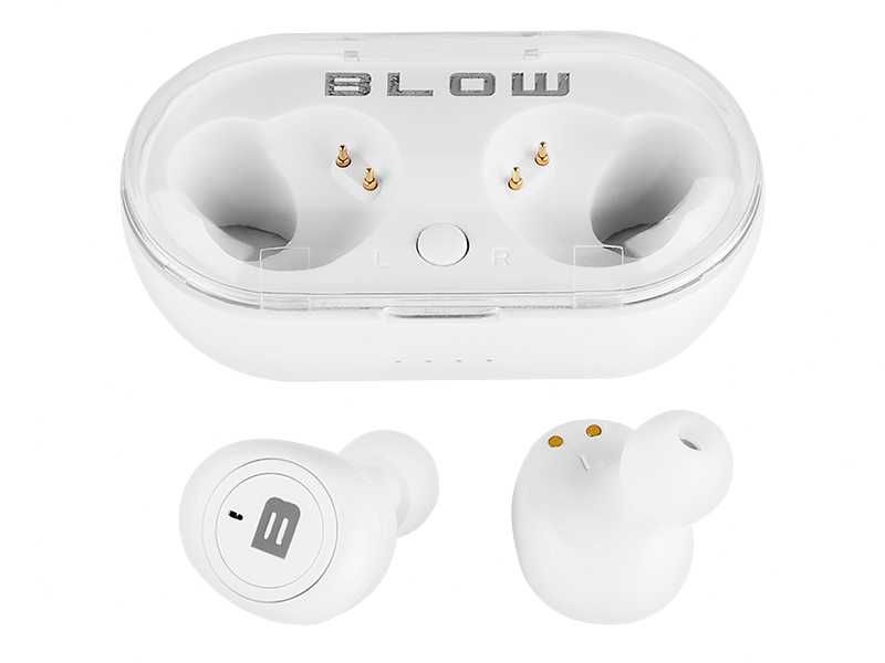 słuchawki Blow Earbuds BTE100 / BTE200 białe/czarne