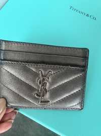 Ysl saint laurent etui na karty maly portfel skorzany