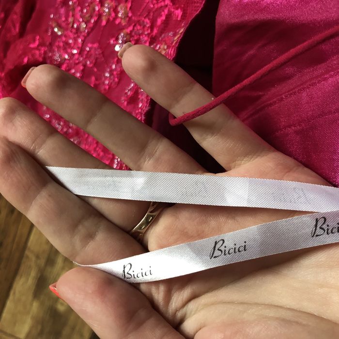 Сукня Bicici шовкова вечірня випускне M-L фуксія