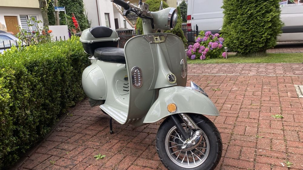Skuter elektryczny retro classic vespa prad nowy elektryk motorower