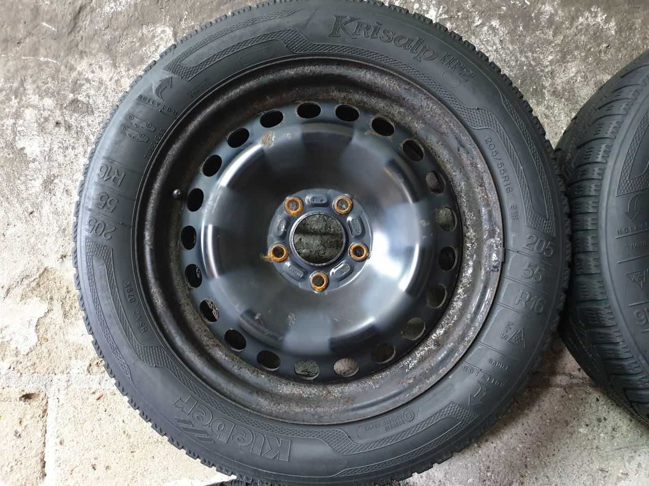 Felgi stalowe Koła Ford Volvo R16 5x108 opony 205/55R16 5mm