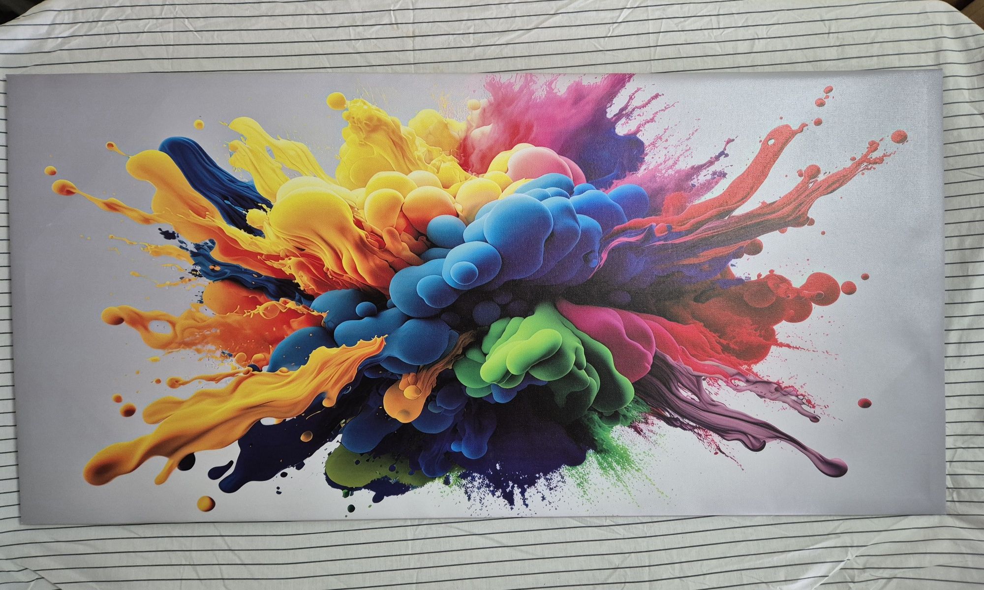 Quadro explosão de cores