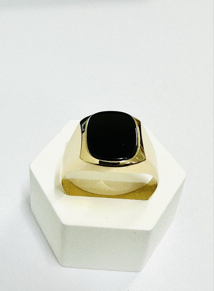 Złoty sygnet 14k męski