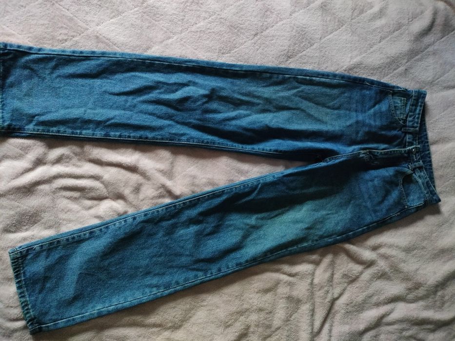 Długie spodnie dżinsowe dżinsy dzwony M