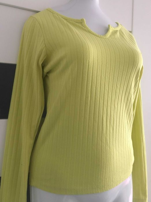 Żółta bluzka na dł. rękaw