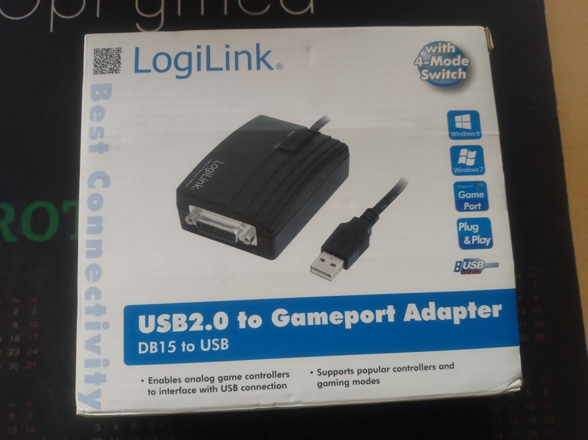 USB joystick adapter Logilink DB15 na usb