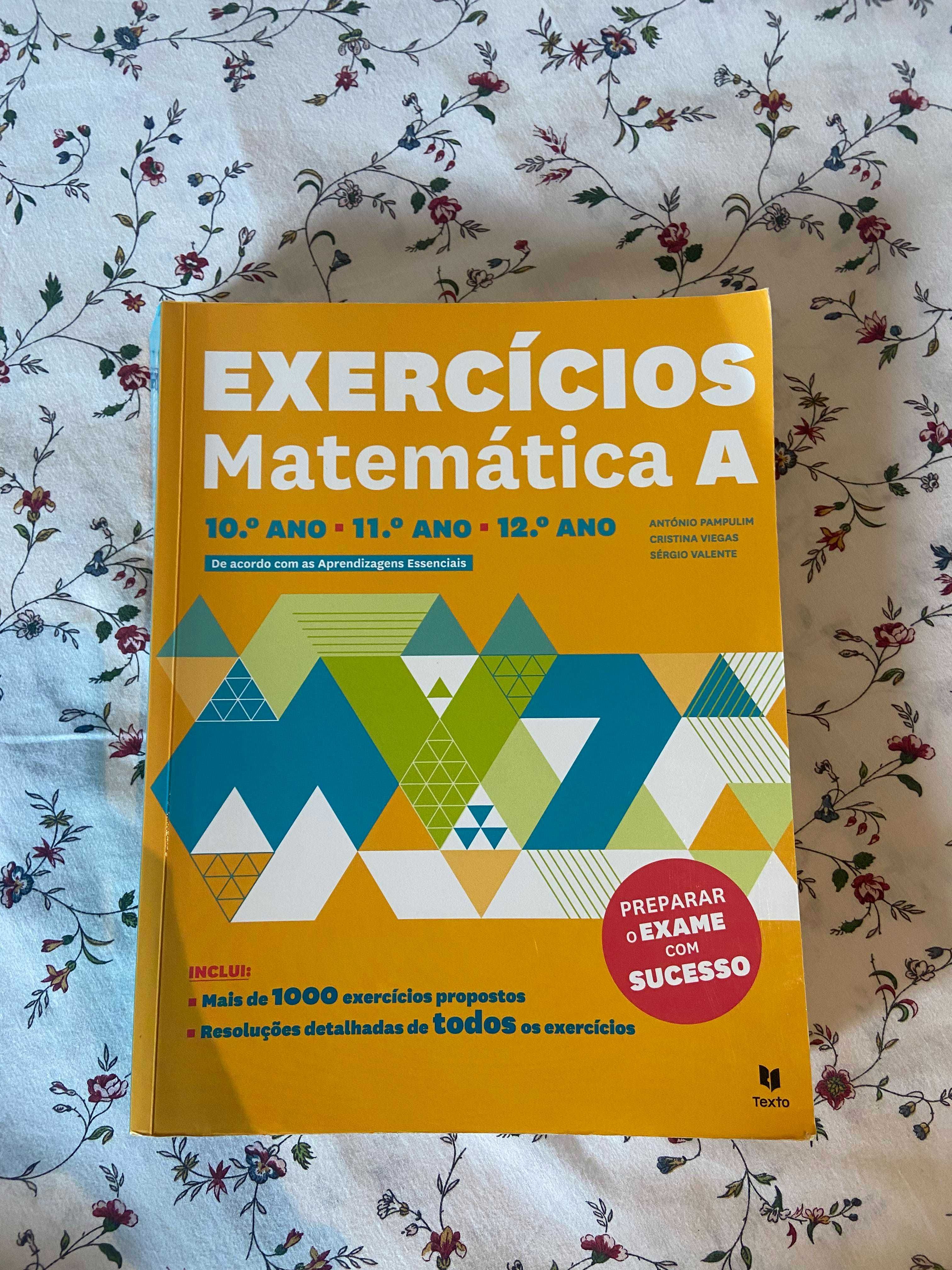 Livros de preparação exame Matemática A 12º