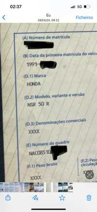 Documento Honda Nsr 50F