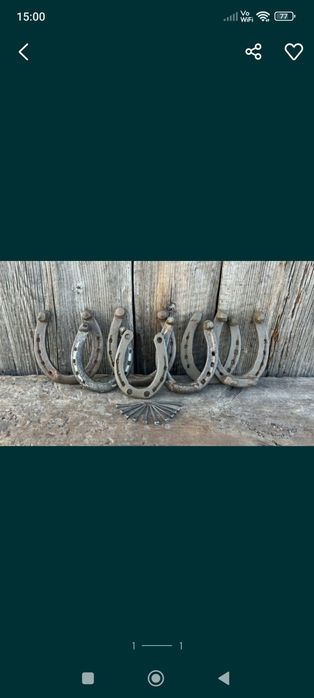 3x Podkowa Końska od Kowala Gwoździe Gratis