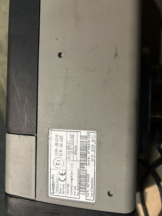 Автономка Вебасто 12в