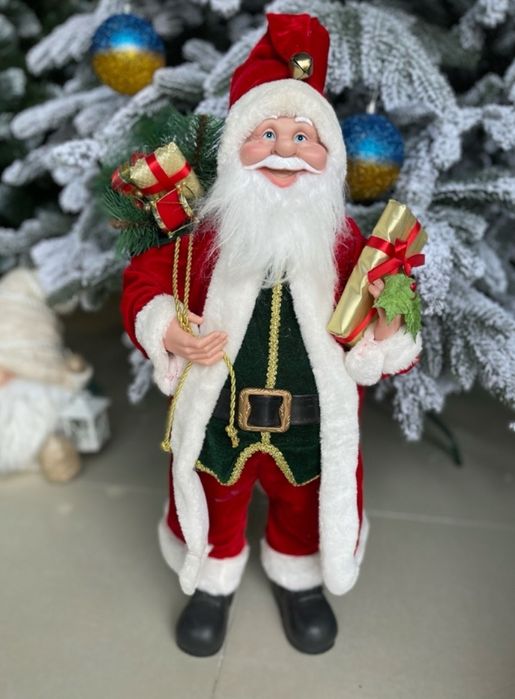 Дед Мороз Святий Миколай Санта Клаус 45 см
