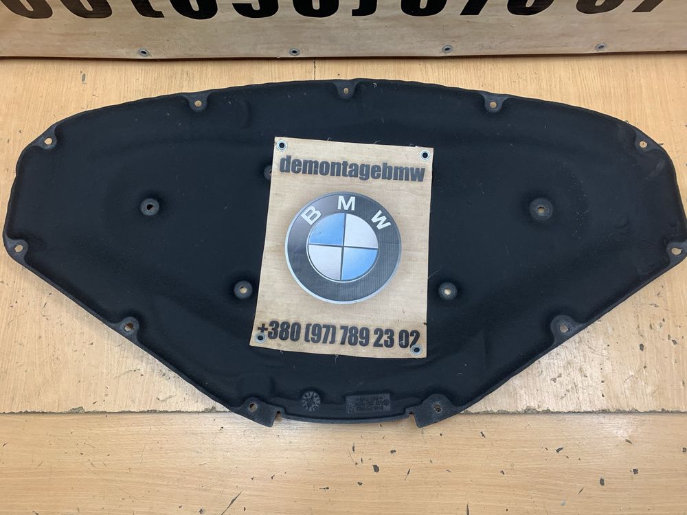 Шумка обезшумка капоту BMW X5 E70 F10 F30 шумоізоляція БМВ Е70 Ф10 Ф30