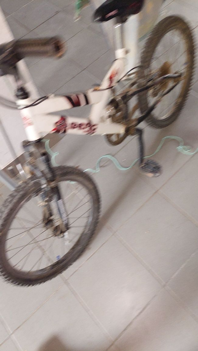 Bicicleta dupla suspensão roada 20