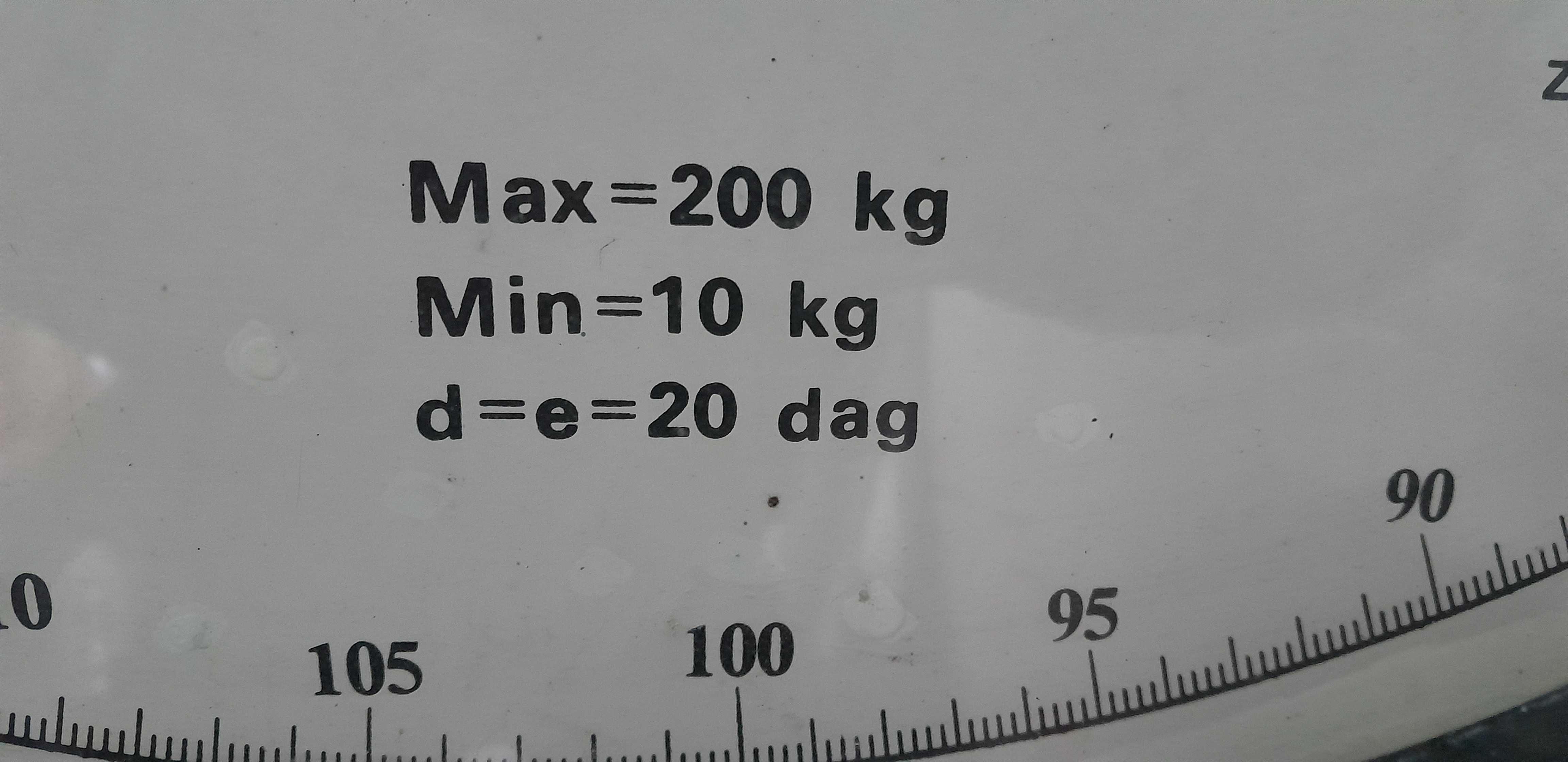 Waga towarowa platformowa lubelska 200 kg