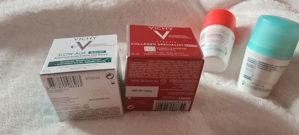 Vichy kremy set cztery sztuki