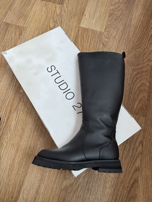 Чоботи труби,високі ,український бренд 27 studio