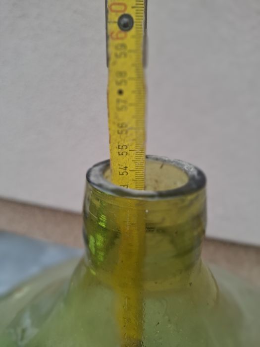 Butla balon na wino 40+litrów  prl oliwkowa