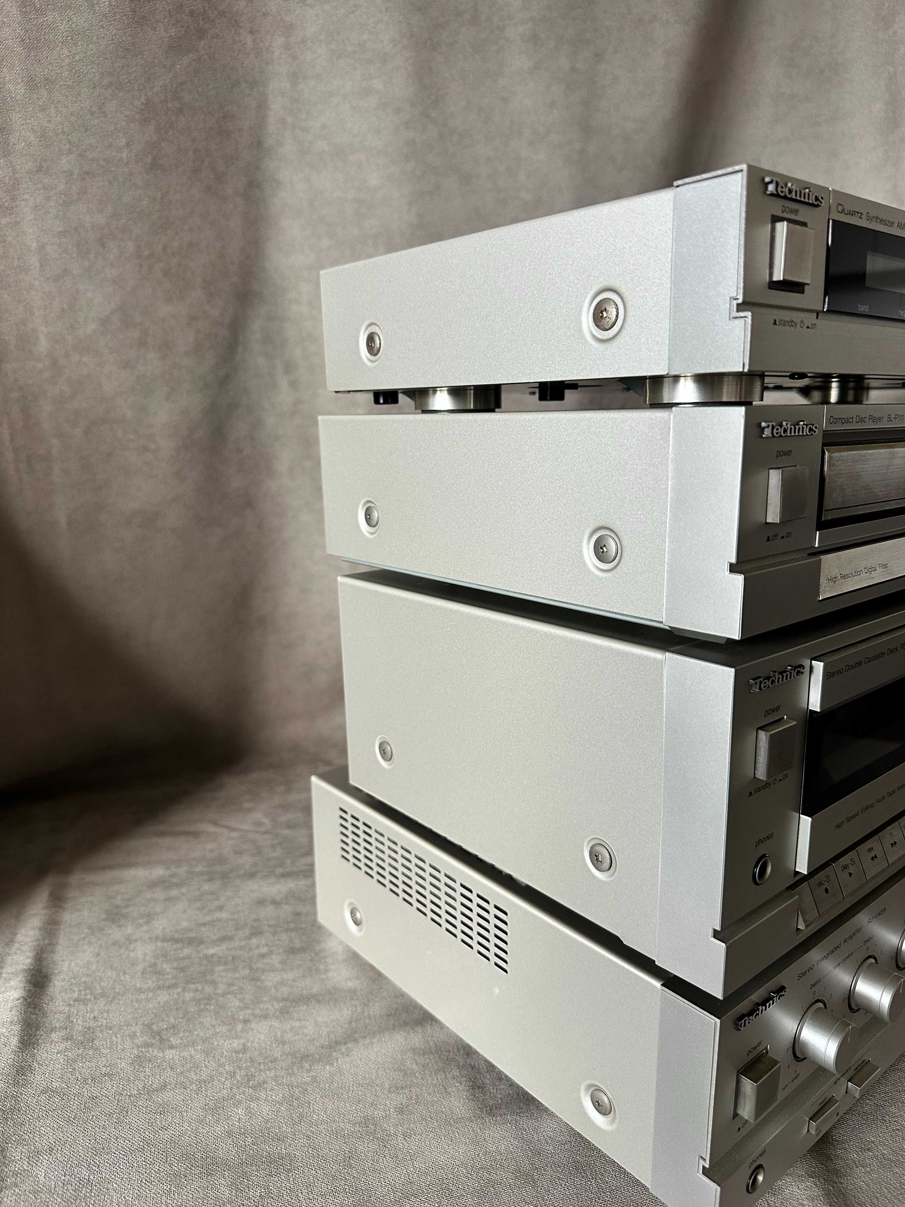 Zestaw stereo - vintage Technics su-v45a, rs-t22, sl-p111, st-g45a