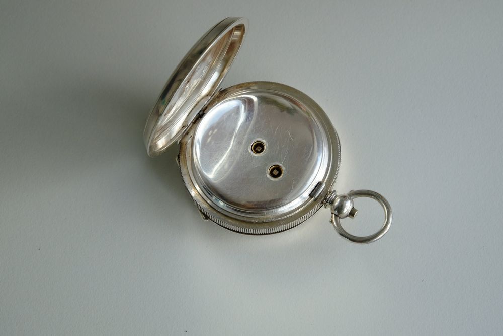 Relógio de Bolso de Prata da Warrington Co-op Society