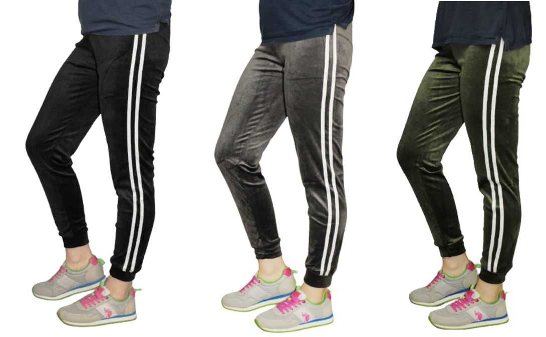 3X Damskie spodnie welurowe rozmiary od S do 6XL
