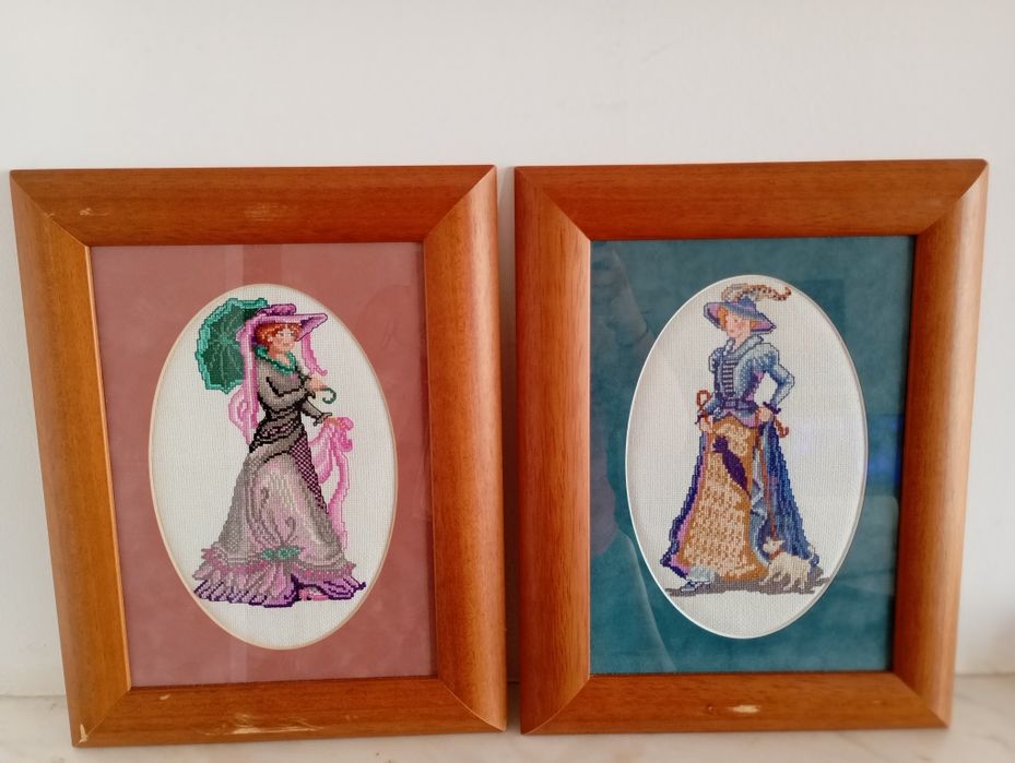 Quadros em ponto cruz