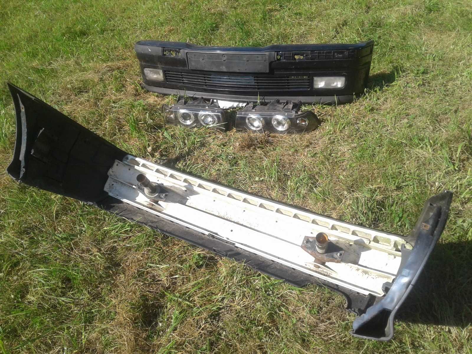 BMW 3 E36 FL Lift Zderzak Przód Kratki Halogeny Spojler Dokładka
