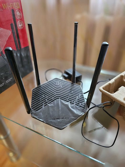 Wi-Fi 6 роутер Mercusys MR60X AX1500, повний комплект, майже новий