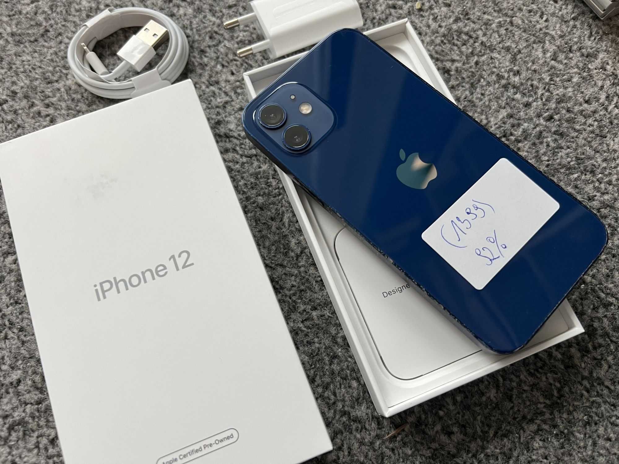 iPhone 12 64GB PACIFIC BLUE Niebieski Bateria 92% Gwarancja FV