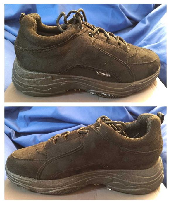 Chattawak Sapatilhas pretas unisexo Tam 41 (249)