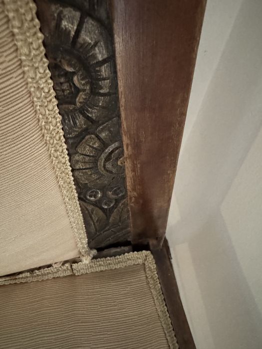 Cadeiras de jantar forradas