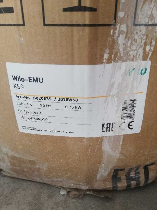 POMPA  Do Wody Wilo-EMU KS9