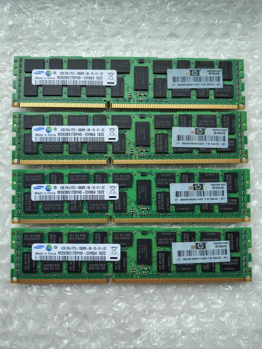 Память серверная Samsung 4x4Gb ECC RDIMMddr3