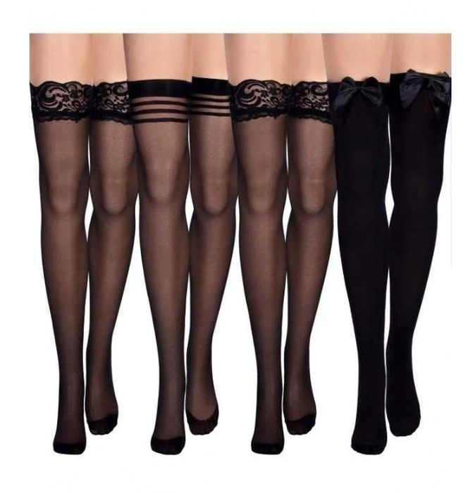 4 Pares de Meia calça sexy