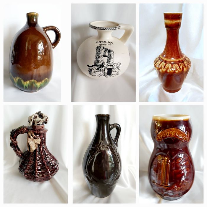 Кувшин ваза штоф Васильківська майоліка керамика