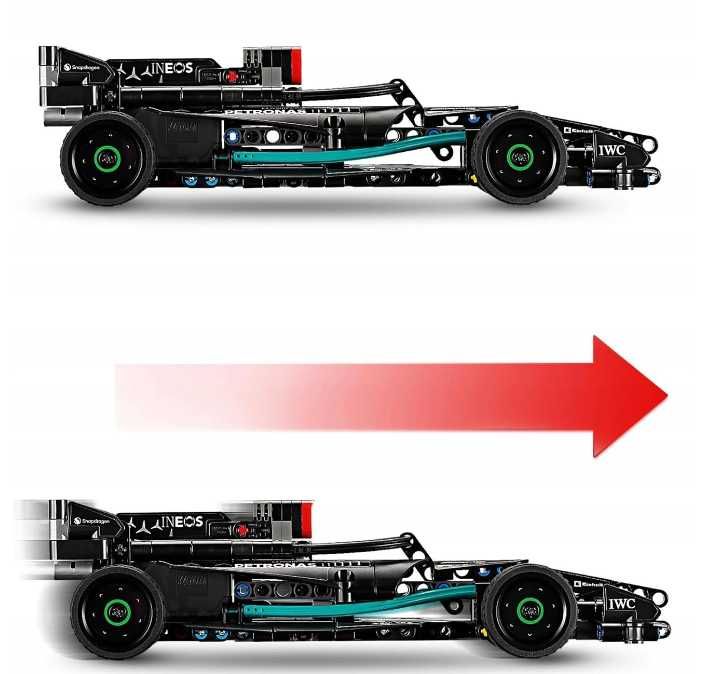 LEGO Technic Mercedes-AMG F1 Samochód Wyścigowy Zabawka Klocki Prezent