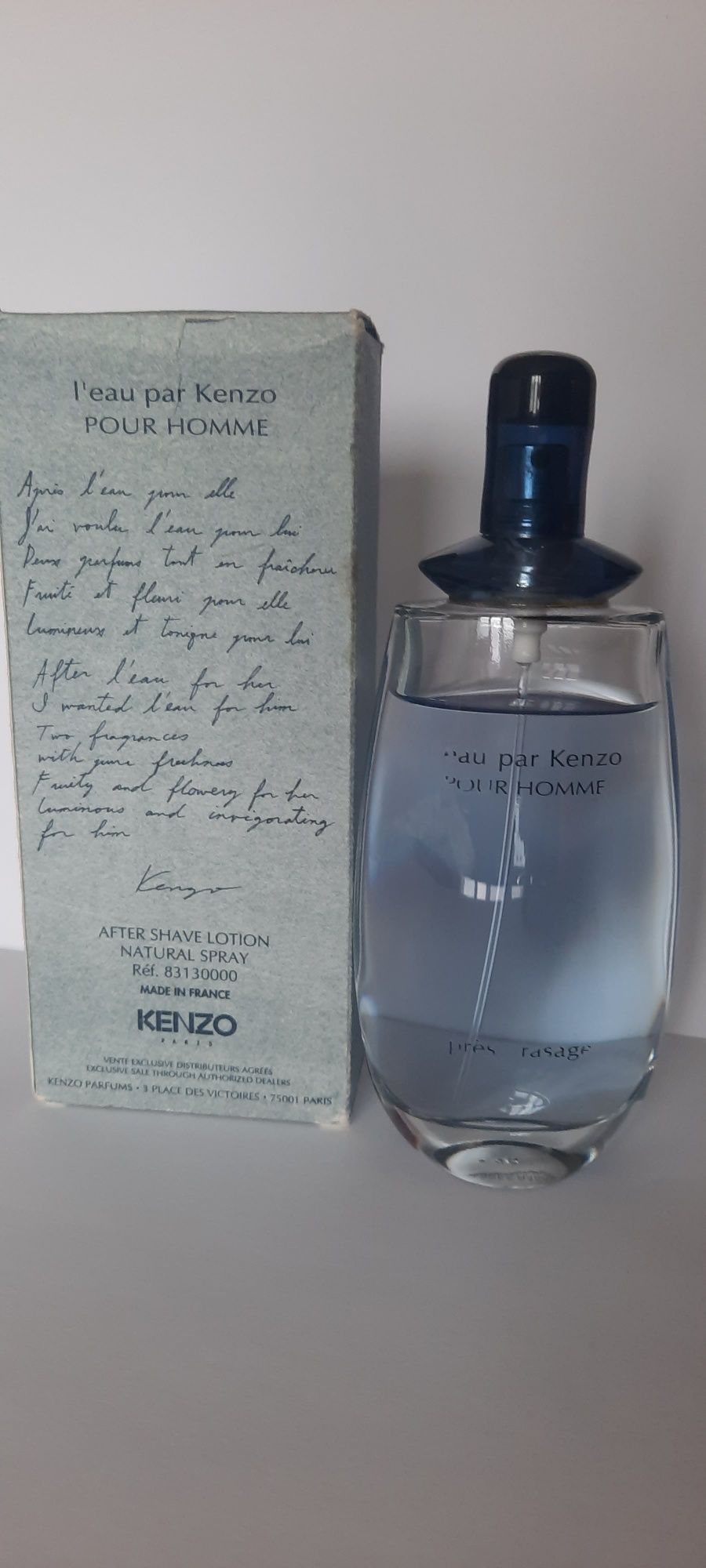 Kenzo l'eau par Kenzo pour homme lotion po goleniu 100ml unikatVintage