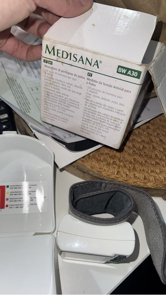 Maquina para medir a pressao arterial