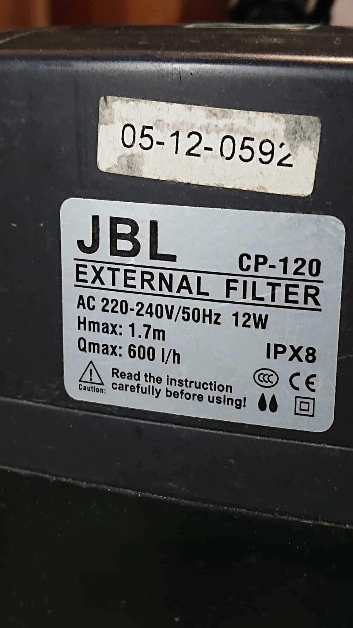 Filtr Zewnętrzny do Akwariów JBL CCP-120